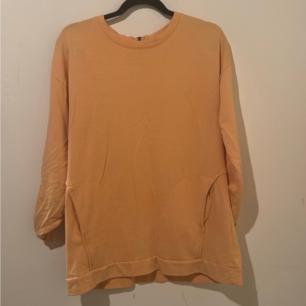 Soft Surroundings Women's Orange Blouse sweater size small